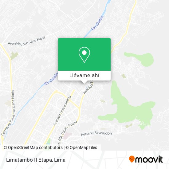 Mapa de Limatambo II Etapa