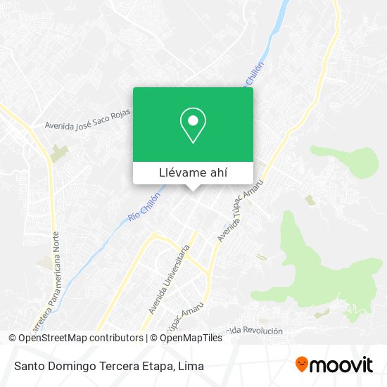 Mapa de Santo Domingo Tercera Etapa