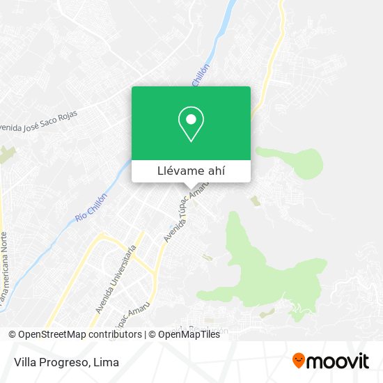 Mapa de Villa Progreso