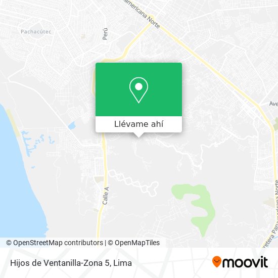 Mapa de Hijos de Ventanilla-Zona 5