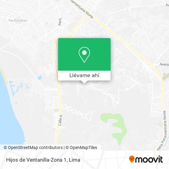 Mapa de Hijos de Ventanilla-Zona 1