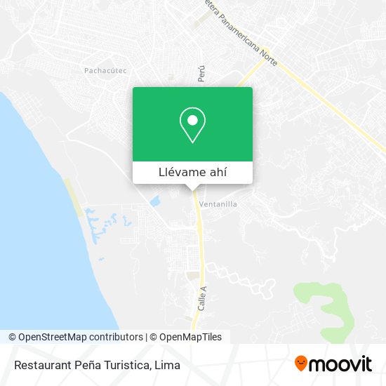 Mapa de Restaurant Peña Turistica