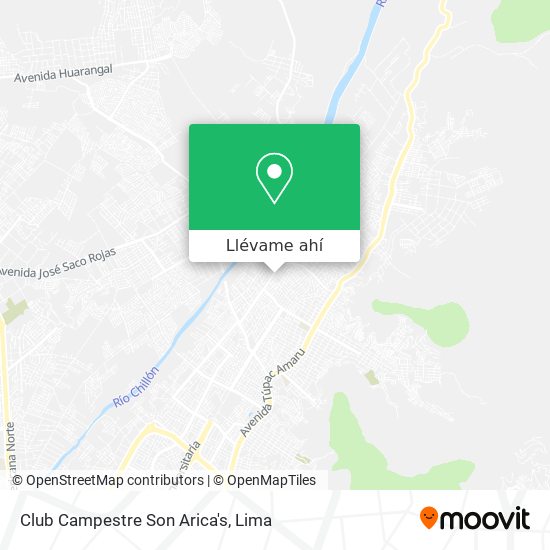 Mapa de Club Campestre Son Arica's