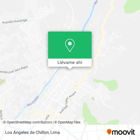 Mapa de Los Ángeles de Chillón