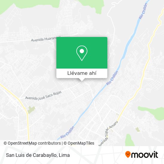 Mapa de San Luis de Carabayllo