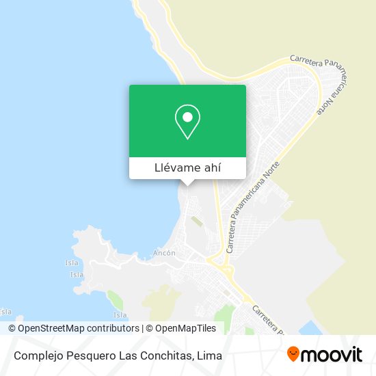 Mapa de Complejo Pesquero Las Conchitas