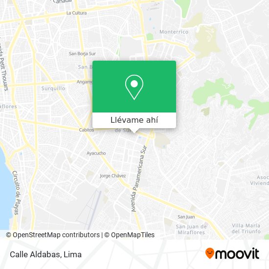 Mapa de Calle Aldabas