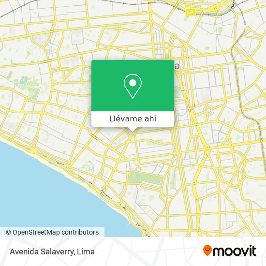 Mapa de Avenida Salaverry
