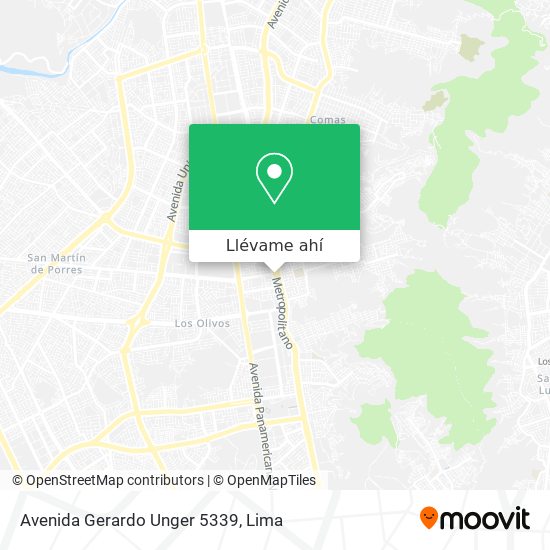 Mapa de Avenida Gerardo Unger 5339