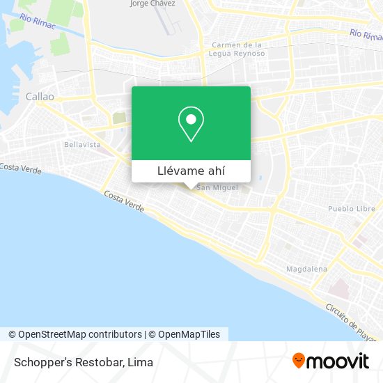 Mapa de Schopper's Restobar