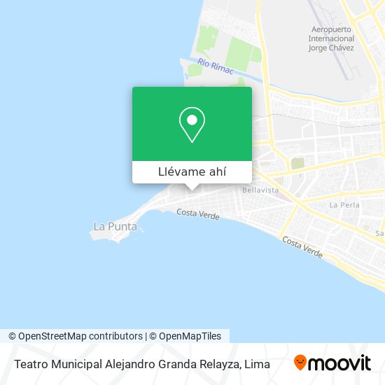 Mapa de Teatro Municipal Alejandro Granda Relayza