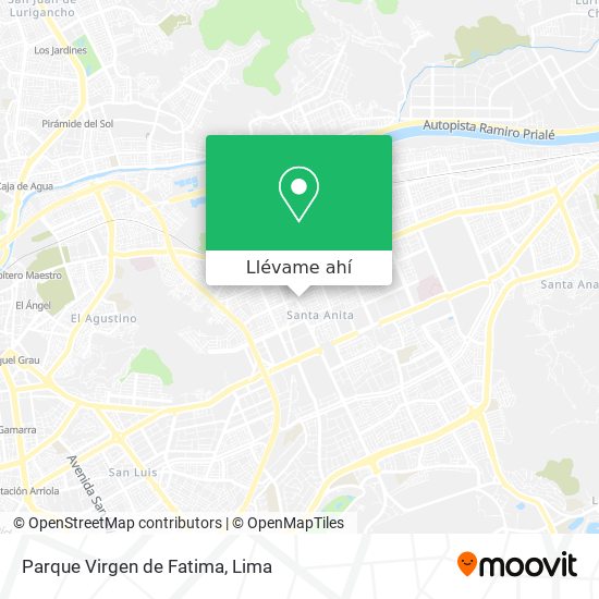 Mapa de Parque Virgen de Fatima