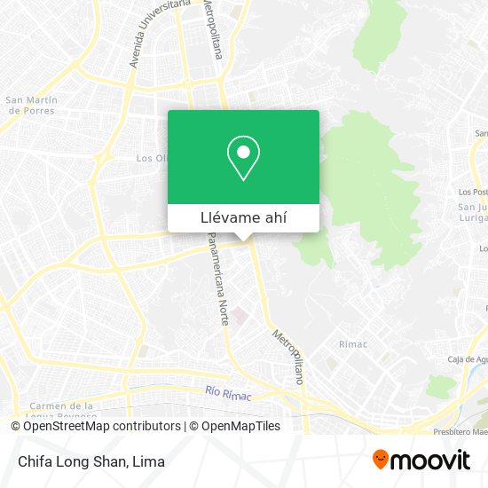 Mapa de Chifa Long Shan