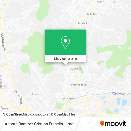 Mapa de Acosta Ramirez Cristian Franclin