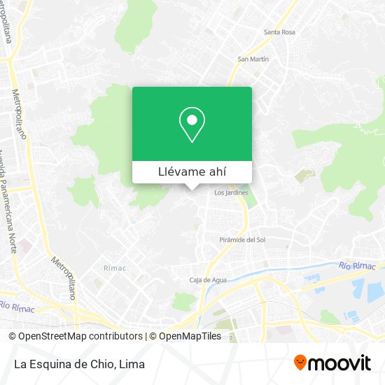 Mapa de La Esquina de Chio