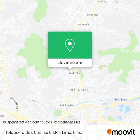 Mapa de Toldos-Toldos Crisilse E.I.R.L Lima