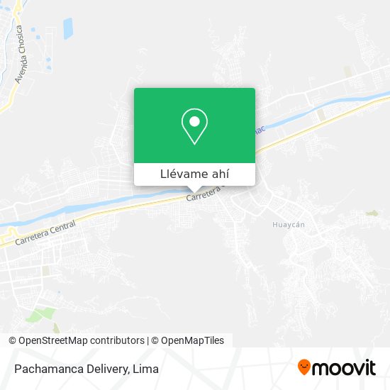 Mapa de Pachamanca Delivery