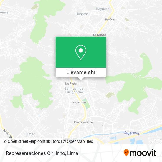 Mapa de Representaciones Cirilinho