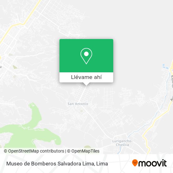 Mapa de Museo de Bomberos Salvadora Lima