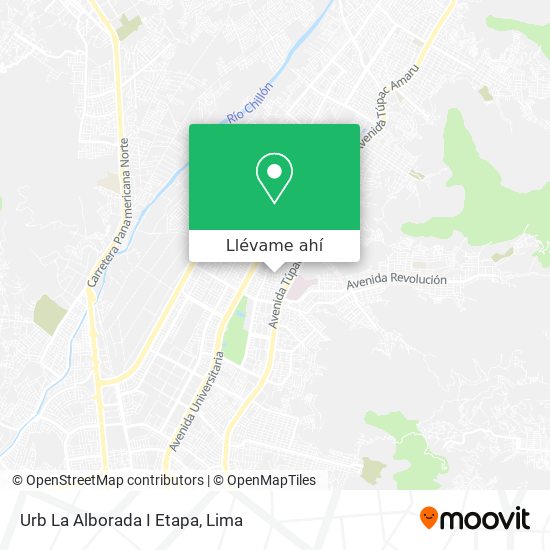 Mapa de Urb  La Alborada I Etapa
