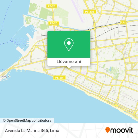 Mapa de Avenida La Marina 365