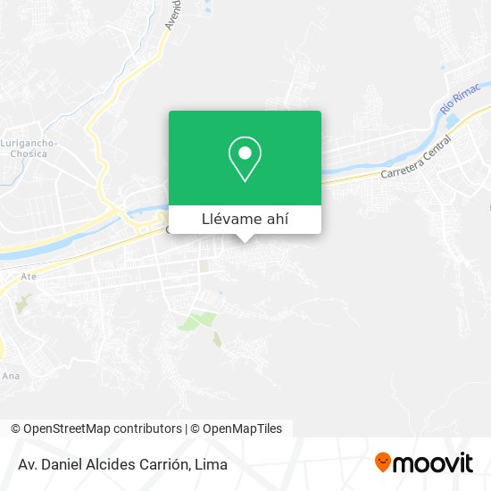 Mapa de Av. Daniel Alcides Carrión