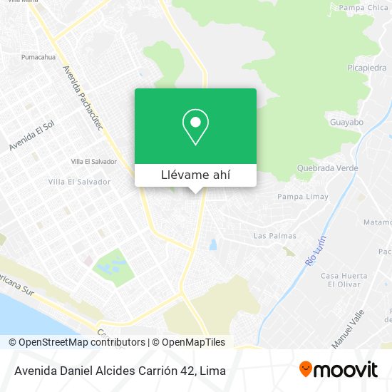 Mapa de Avenida Daniel Alcides Carrión 42