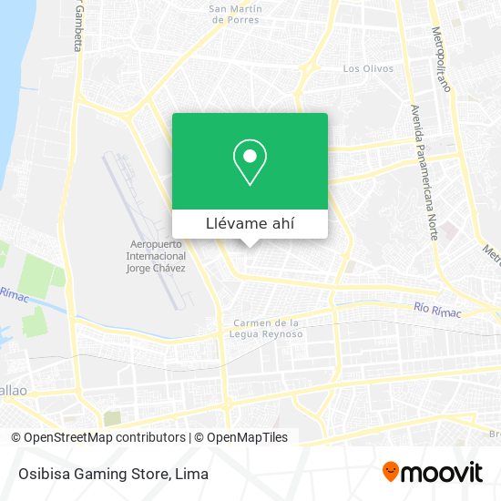 Mapa de Osibisa Gaming Store