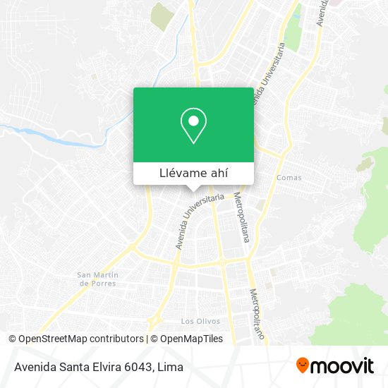 Mapa de Avenida Santa Elvira 6043