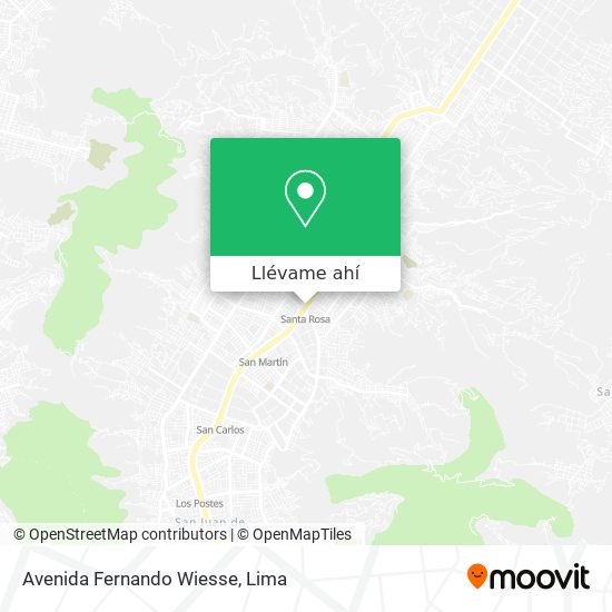 Mapa de Avenida Fernando Wiesse