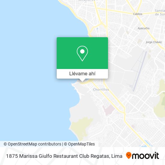 Mapa de 1875 Marissa Giulfo Restaurant Club Regatas