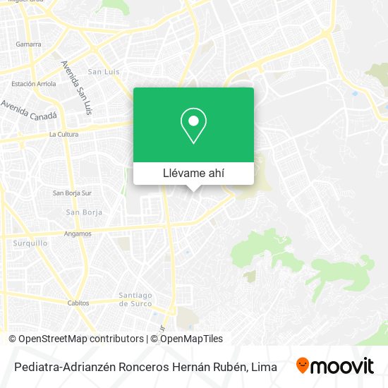 Mapa de Pediatra-Adrianzén Ronceros Hernán Rubén