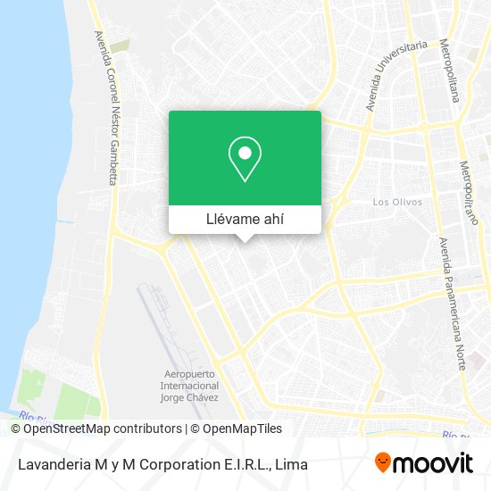 Mapa de Lavanderia M y M Corporation E.I.R.L.