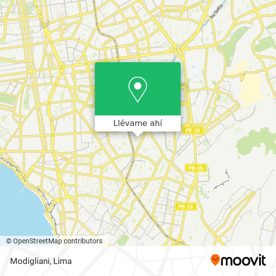 Mapa de Modigliani