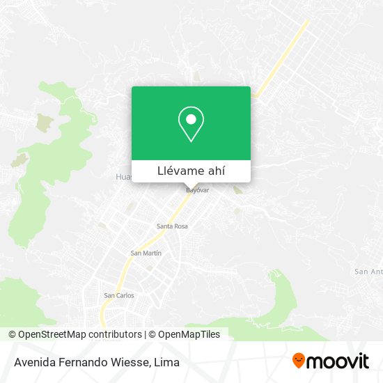 Mapa de Avenida Fernando Wiesse