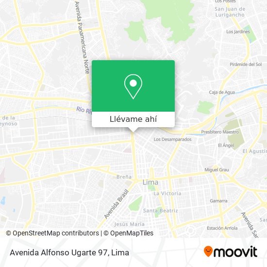Mapa de Avenida Alfonso Ugarte 97