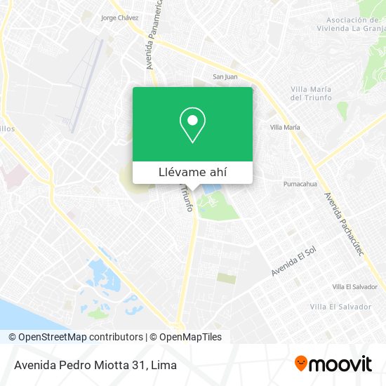 Mapa de Avenida Pedro Miotta 31
