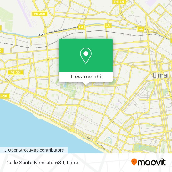 Mapa de Calle Santa Nicerata 680