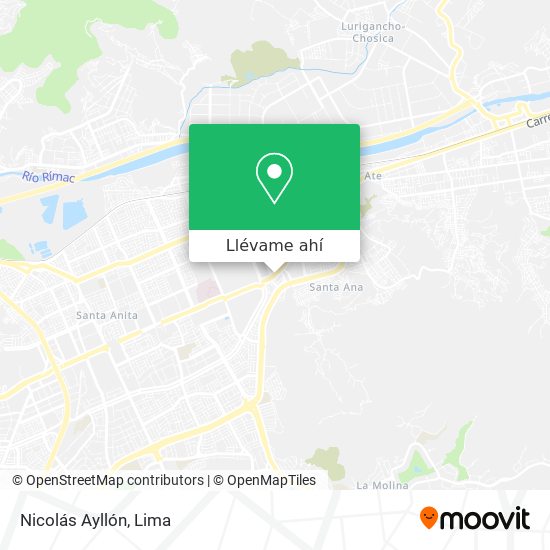 Mapa de Nicolás Ayllón