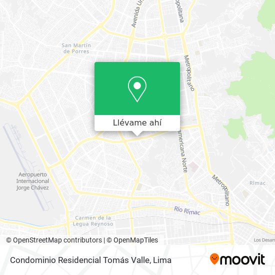 Mapa de Condominio Residencial Tomás Valle