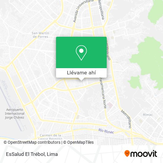 Mapa de EsSalud El Trébol