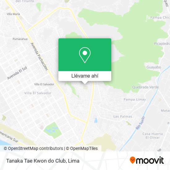 Mapa de Tanaka Tae Kwon do Club