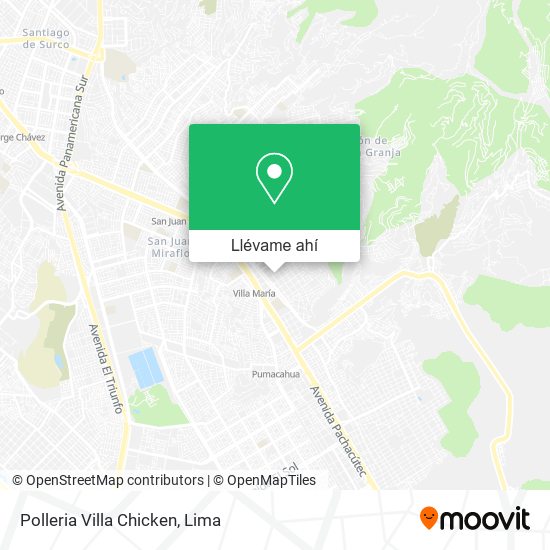 Mapa de Polleria Villa Chicken