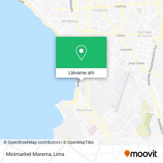 Mapa de Minimarket Marema