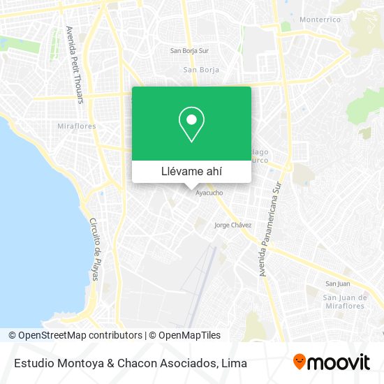 Mapa de Estudio Montoya & Chacon Asociados