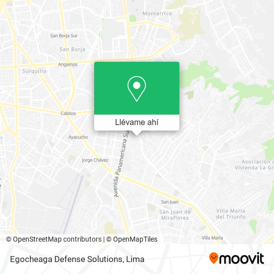 Mapa de Egocheaga Defense Solutions