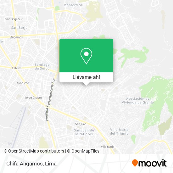 Mapa de Chifa Angamos
