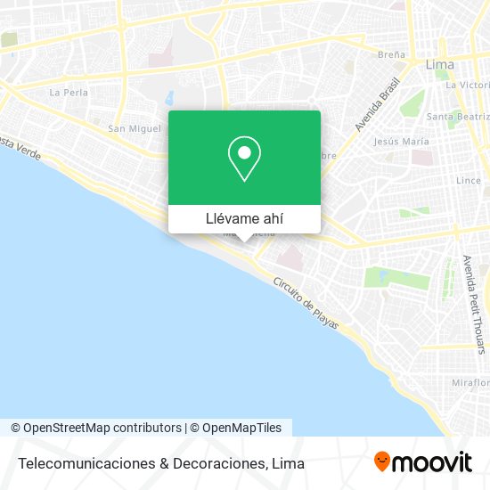 Mapa de Telecomunicaciones & Decoraciones