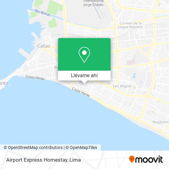 Mapa de Airport Express Homestay
