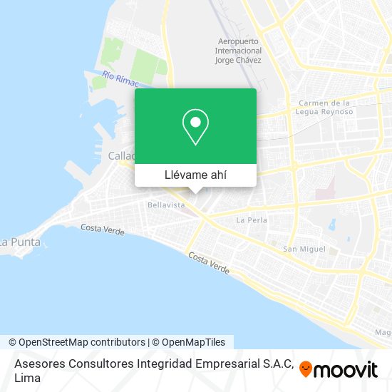 Mapa de Asesores Consultores Integridad Empresarial S.A.C